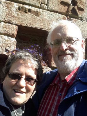 Tim and Eileen at Edzell Castle