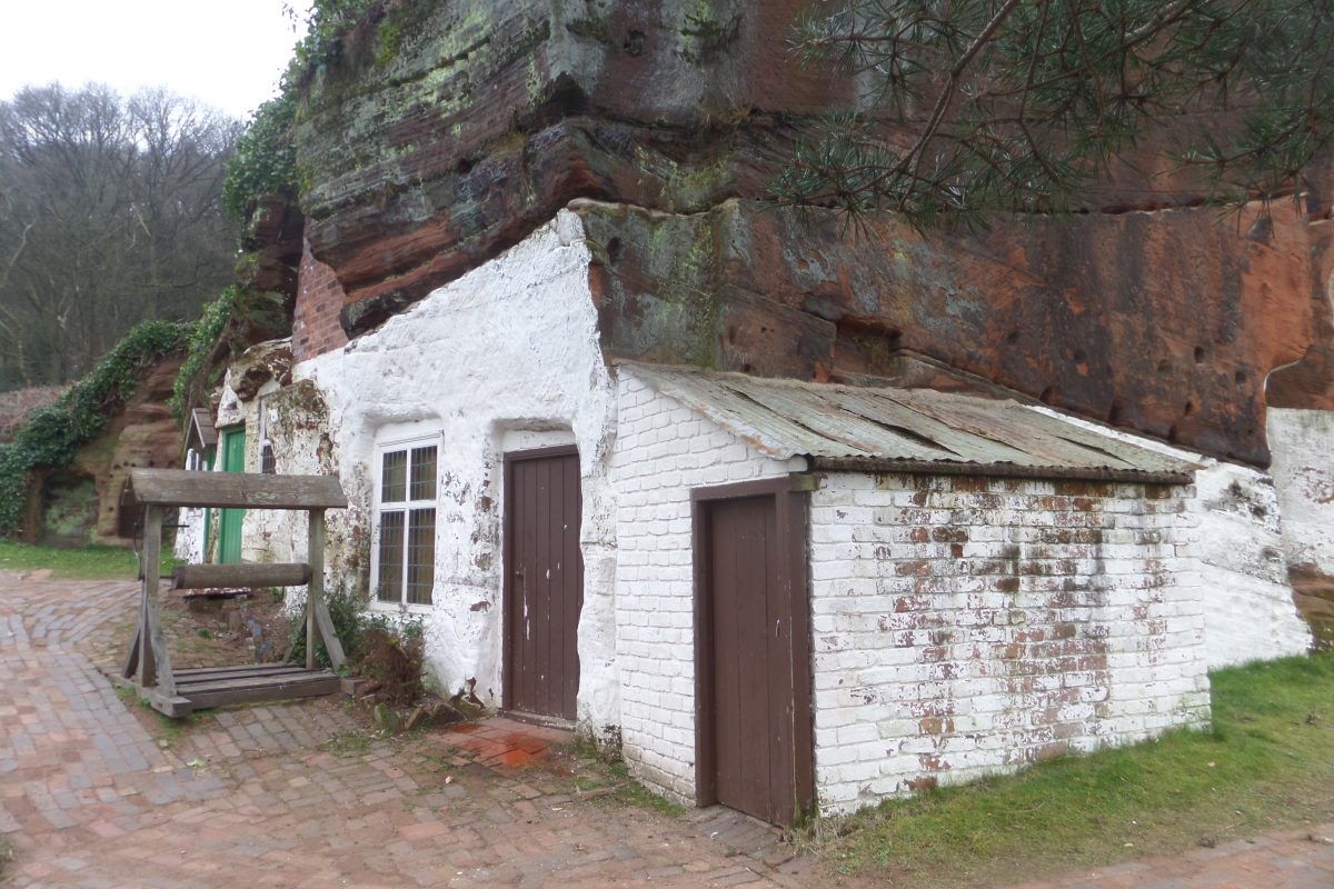 Holy Austin Rock cave houses at Kinver Edge