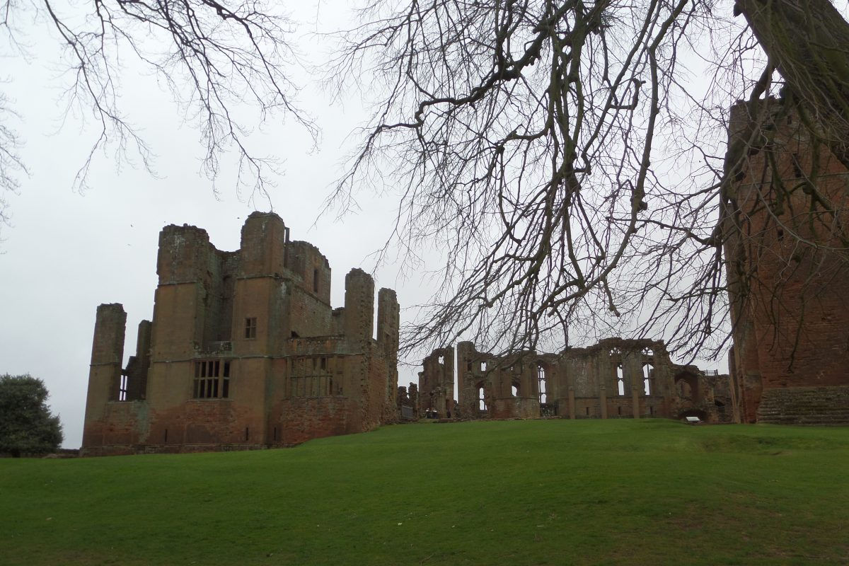 Kenilworth Castle - imposing even on a cold grey windy day