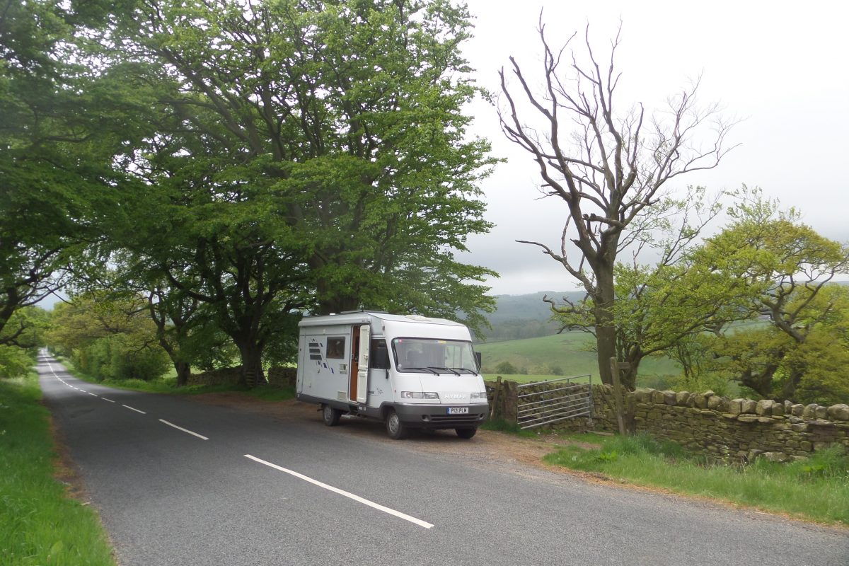 Lunch Stop on the hill out of Barnard Castle