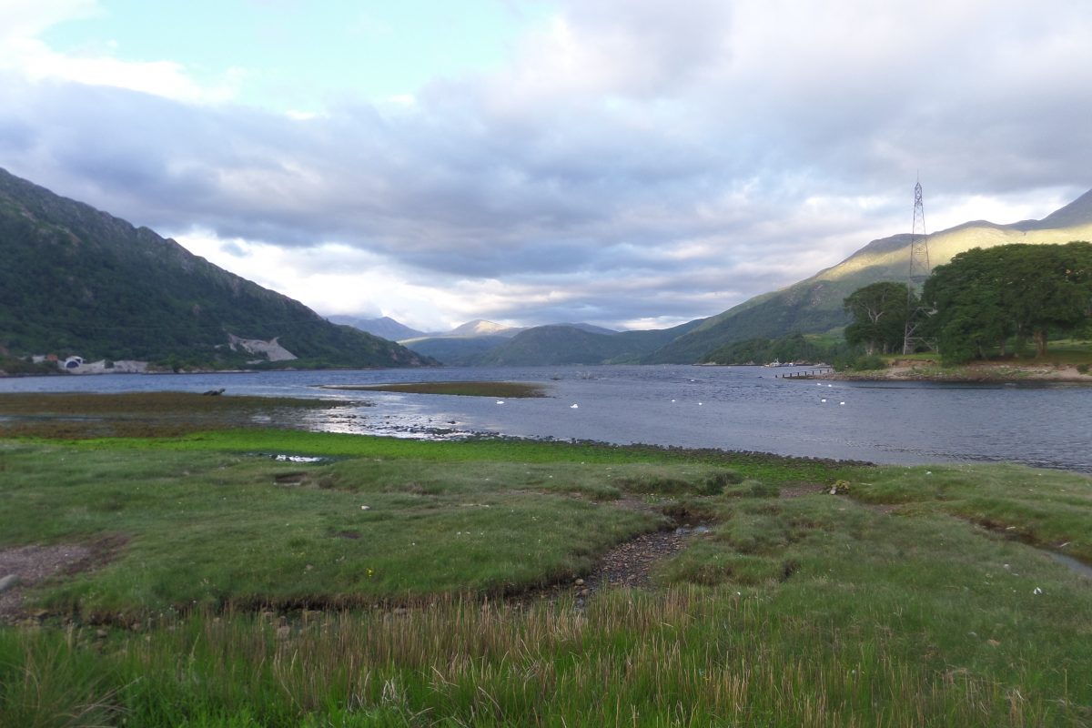 Our morning view when we woke up on Taynuilt Pier