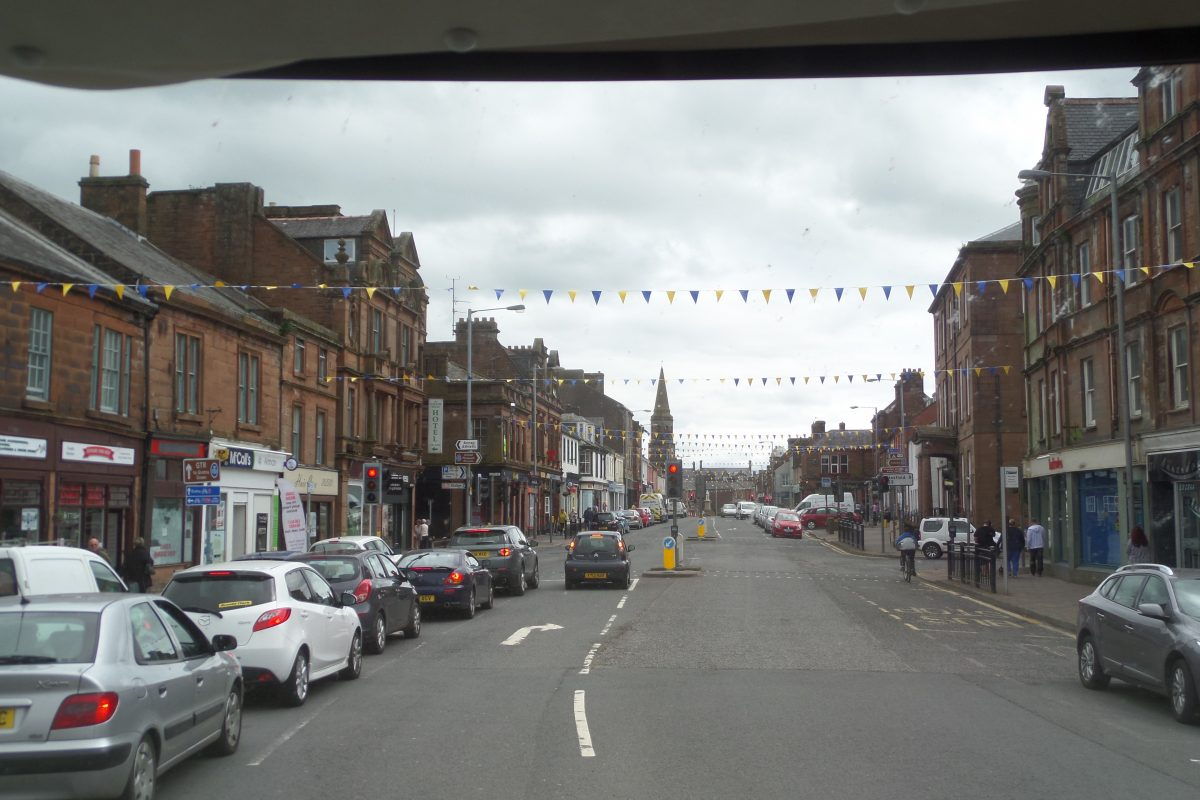 The flags are out for us at Annan.