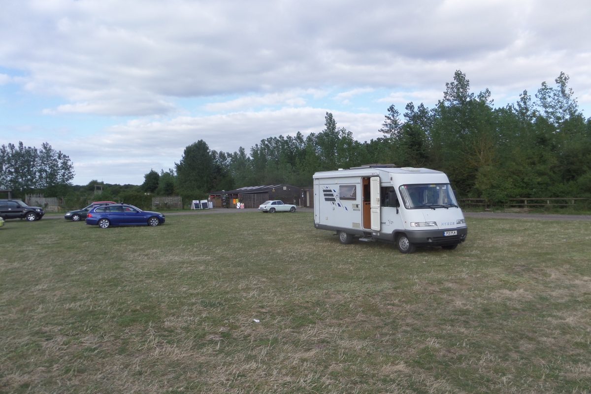 Parked at Lotmead PYO near Swindon