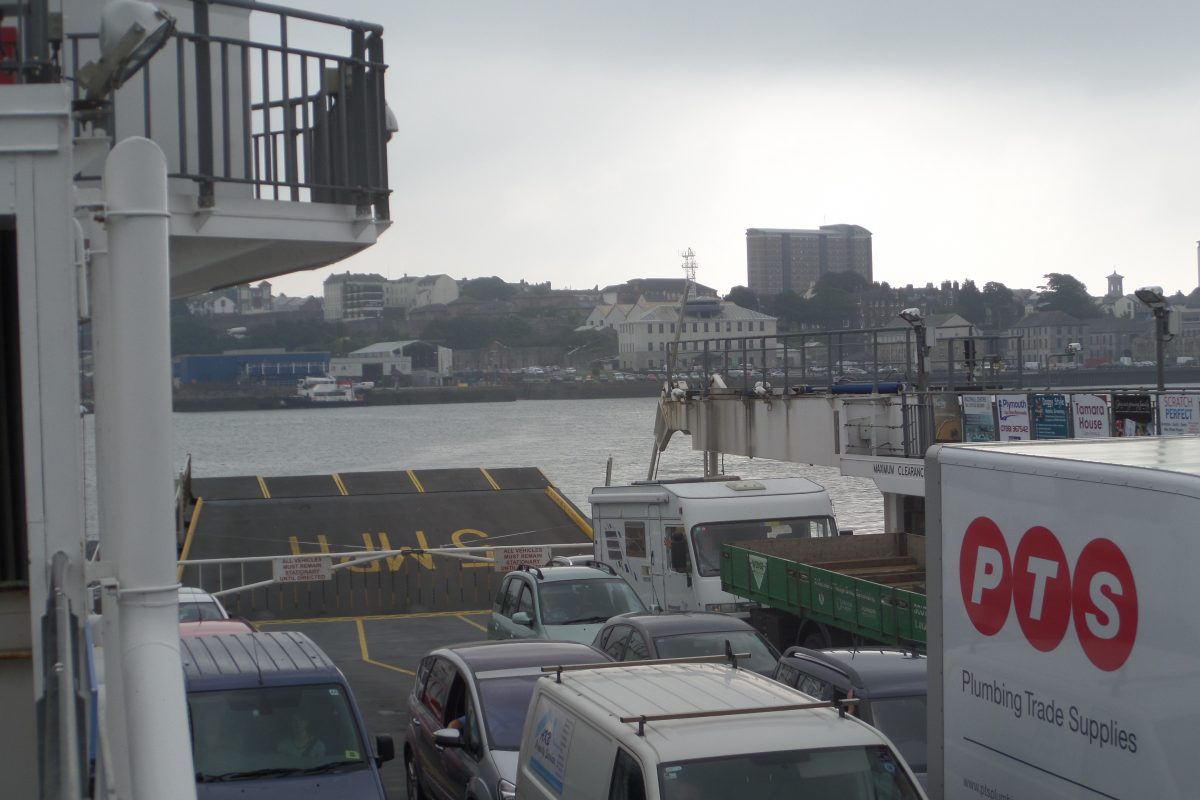 Bertie on the Torpoint Ferry