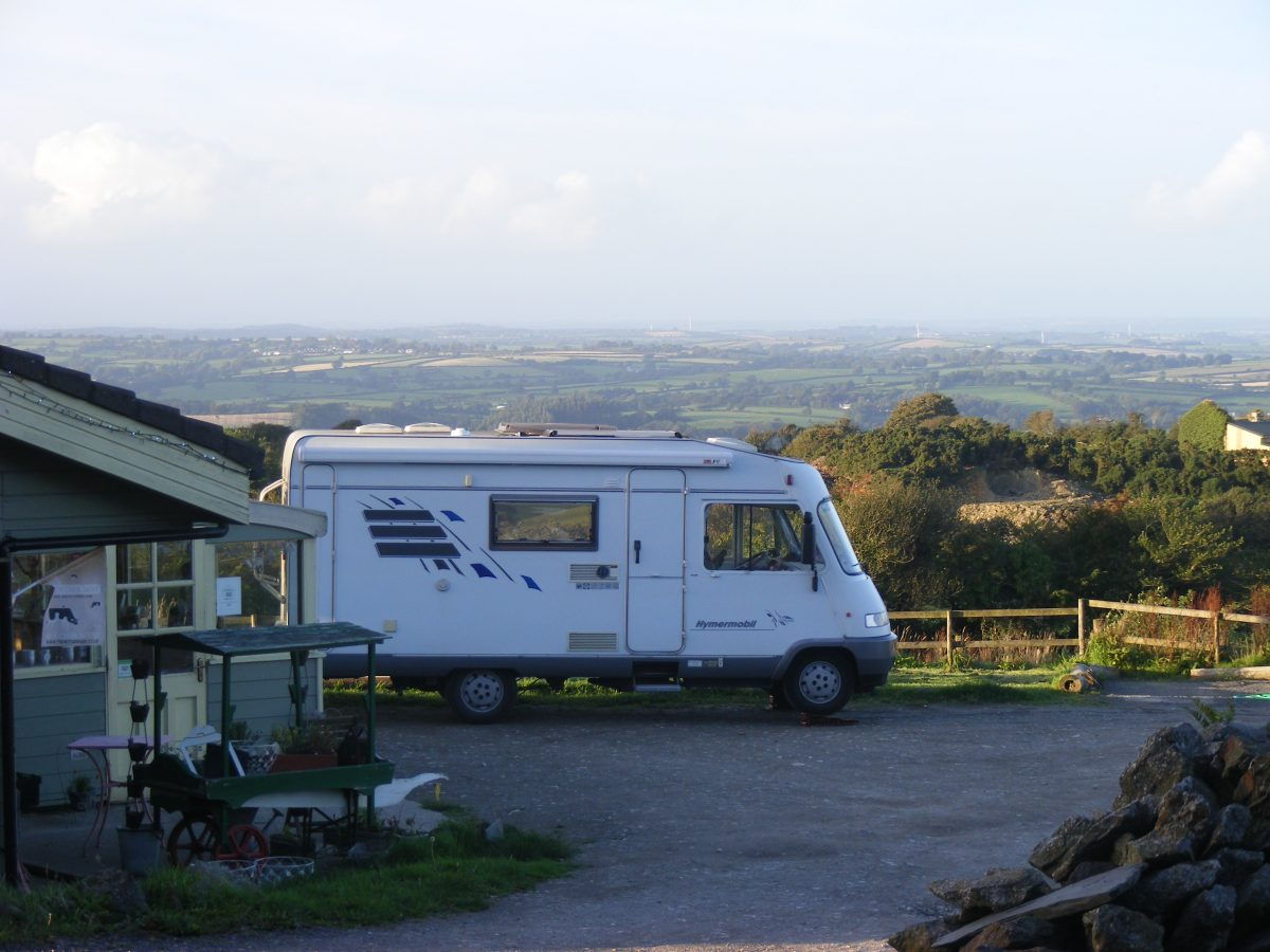 Trevallicks Farm Shop and Tea Room. A stopover with an amazing view.