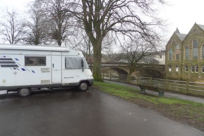 Free stopover in Hawick Haugh Car Park