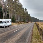 Lunch Stop on the back road to Bonar Bridge