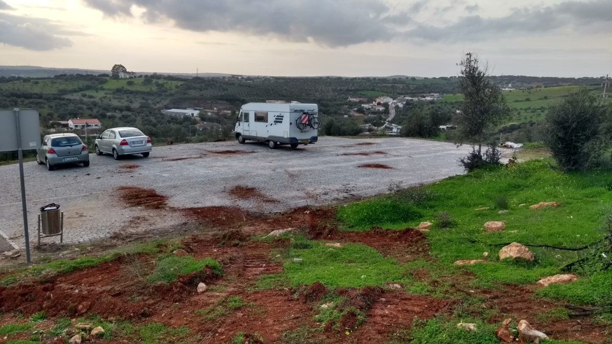 Middle car park at Fort de Graca