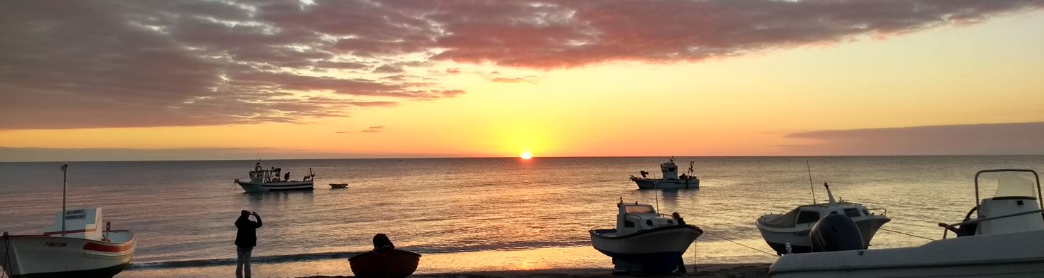 Winter sunset from Cabo de Gata